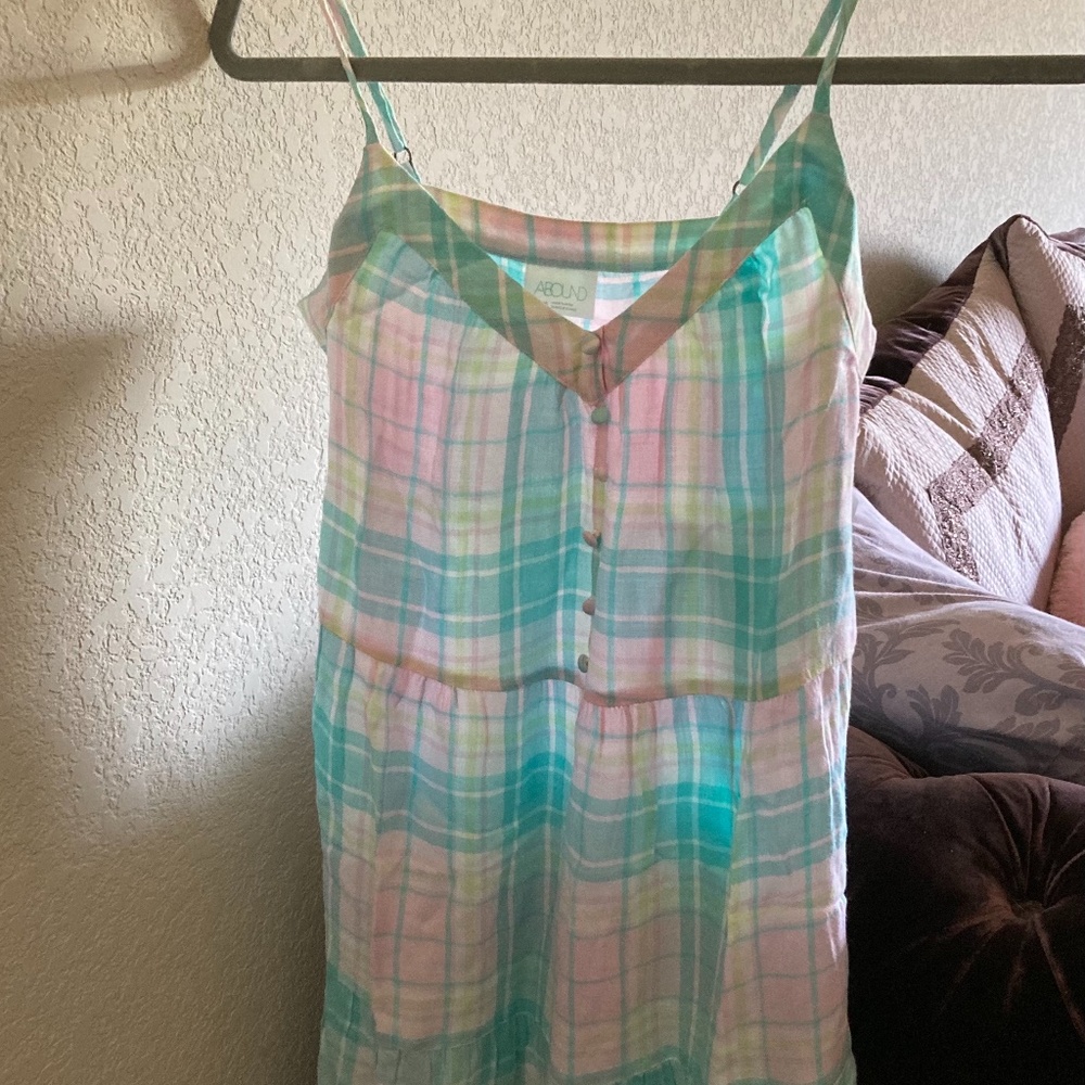 Ladies plaid sundress